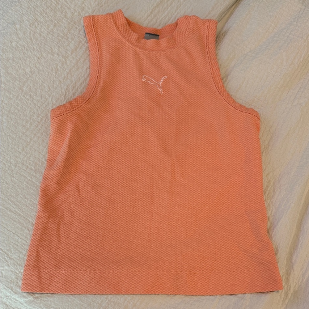 Puma Women's peach Tank Top